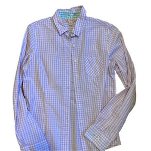 Brooks Brothers Lavender Checkered Button-Down Shirt